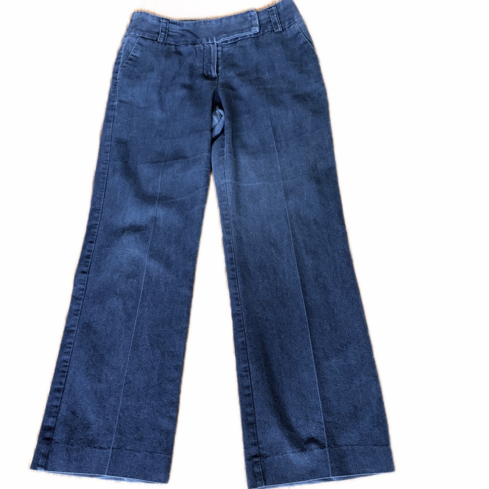New Directions Washed Black Straight Leg Pants | Petite 4